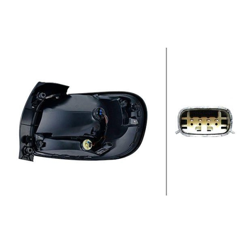 Heckleuchte Hella 2SD 012 516-111 für Citroën DS Links