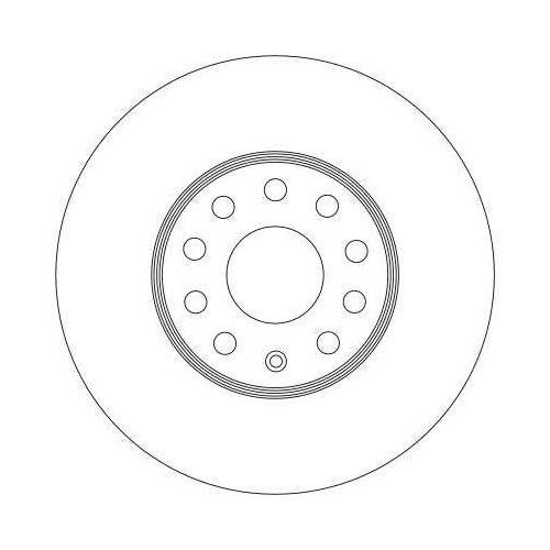 TRW 2X Bremsscheibe f&uuml;r Audi Seat Skoda VW Audi (faw) Vw (faw) Vw (svw)