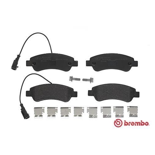 Bremsbelagsatz Scheibenbremse Brembo P61125 Prime Line f&uuml;r Citro&euml;n Fiat Peugeot