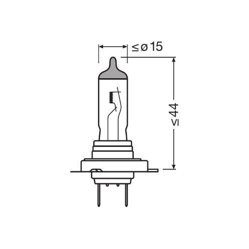 Glühlampe Abbiegescheinwerfer Ams-osram 64210CLC Classic für