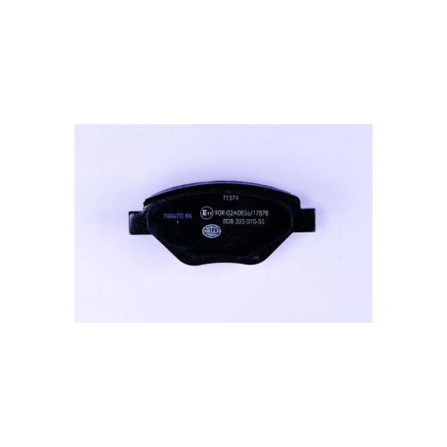 Bremsbelagsatz Scheibenbremse Hella 8DB 355 010-551 f&uuml;r Renault Vorderachse