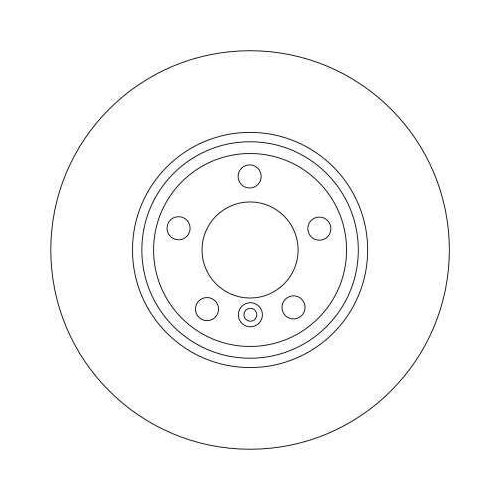Bremsscheibe Trw DF4361 f&uuml;r Bmw Vorderachse F&uuml;r Fahrzeuge Mit Automatikgetriebe