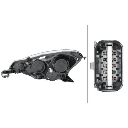 Hauptscheinwerfer Hella 1EJ 354 674-021 f&uuml;r Citro&euml;n Rechts