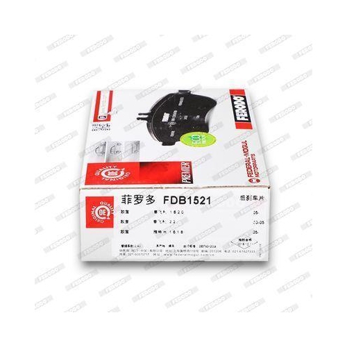 Bremsbelagsatz Scheibenbremse Ferodo FDB1521 Premier Eco Friction f&uuml;r Opel Kia