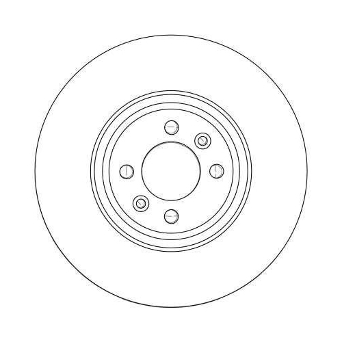 Bremsscheibe Trw DF4371 f&uuml;r Dongfeng Renault Vorderachse