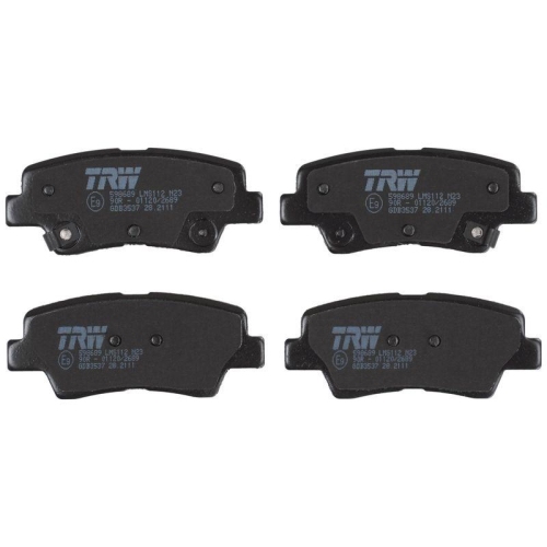 Bremsbelagsatz Scheibenbremse Trw GDB3537 Cotec f&uuml;r Toyota Hyundai Kia