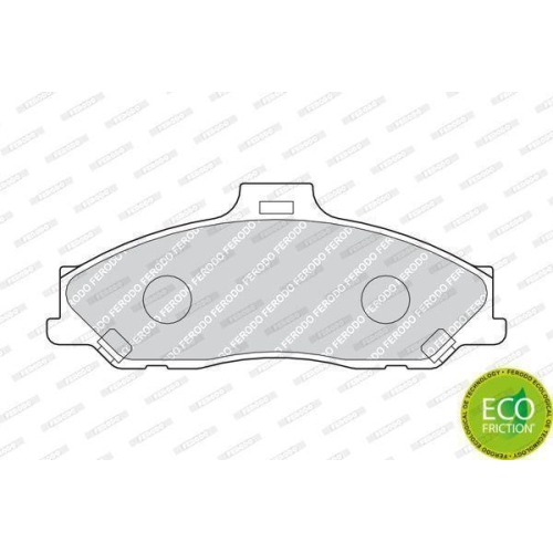 Bremsbelagsatz Scheibenbremse Ferodo FDB1527 Premier Eco Friction f&uuml;r Mazda