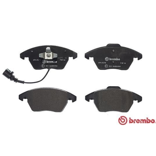 Bremsbelagsatz Scheibenbremse Brembo P85146 Prime Line f&uuml;r Audi Seat Skoda VW