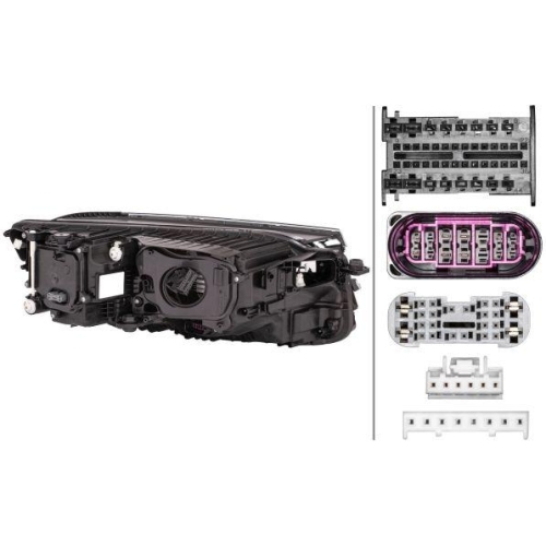 Hauptscheinwerfer Hella 1EX 013 143-271 f&uuml;r VW Links