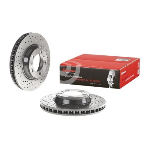 1X Brembo Bremsscheibe Vorderachse Prime Line - Uv Coated f&uuml;r Porsche