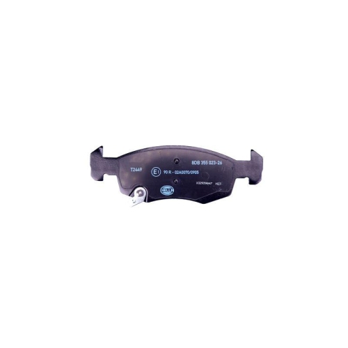 Bremsbelagsatz Scheibenbremse Hella 8DB 355 023-261 f&uuml;r Opel Vauxhall
