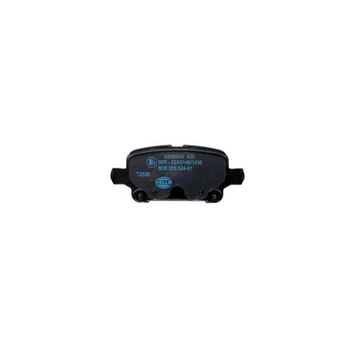 Bremsbelagsatz Scheibenbremse Hella 8DB 355 024-911 f&uuml;r Opel Vauxhall Chevrolet