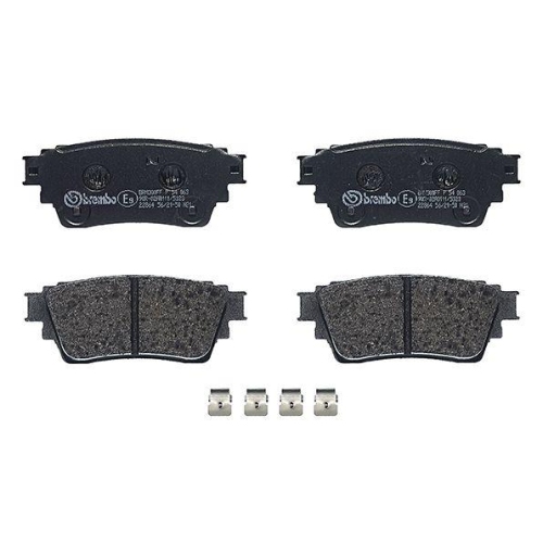 Bremsbelagsatz Scheibenbremse Brembo P54063 Prime Line f&uuml;r Mitsubishi