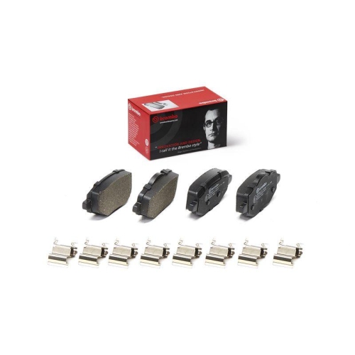 Bremsbelagsatz Scheibenbremse Brembo P61140 Prime Line f&uuml;r Citro&euml;n Opel Peugeot