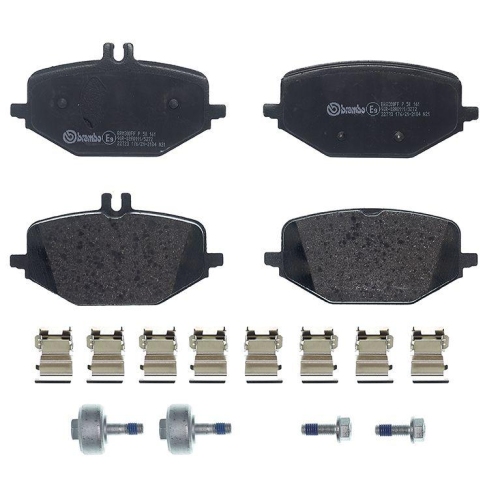 Bremsbelagsatz Scheibenbremse Brembo P50161 Prime Line f&uuml;r Mercedes Benz