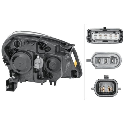 Hauptscheinwerfer Hella 1EF 238 042-011 f&uuml;r Nissan Nissan (dfac) Links