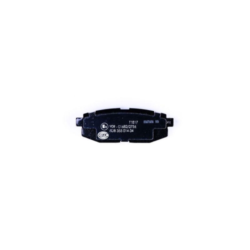 Bremsbelagsatz Scheibenbremse Hella 8DB 355 014-341 f&uuml;r Subaru Toyota