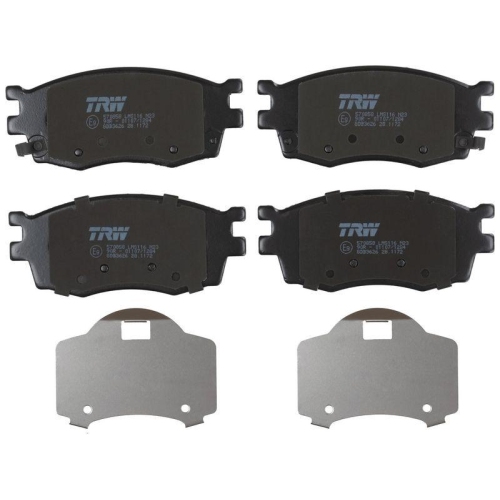 Bremsbelagsatz Scheibenbremse Trw GDB3626 f&uuml;r Hyundai Vorderachse