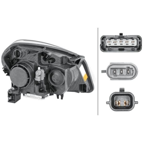 Hauptscheinwerfer Hella 1EF 238 042-111 f&uuml;r Nissan Nissan (dfac) Links