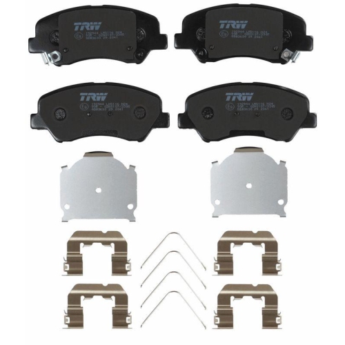 Bremsbelagsatz Scheibenbremse Trw GDB3630 f&uuml;r Hyundai Kia Vorderachse