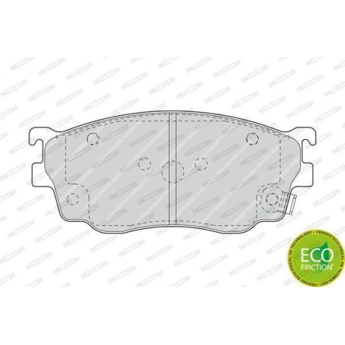Bremsbelagsatz Scheibenbremse Ferodo FDB1557 Premier Eco Friction f&uuml;r Mazda