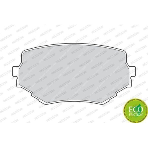 Bremsbelagsatz Scheibenbremse Ferodo FDB1565 Premier Eco Friction f&uuml;r Suzuki