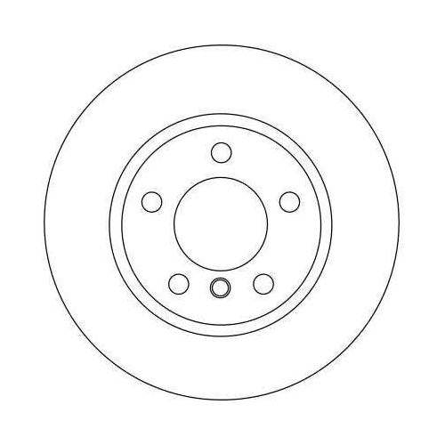 Bremsscheibe Trw DF4449 f&uuml;r Bmw Vorderachse F&uuml;r Fahrzeuge Ohne Sportpaket