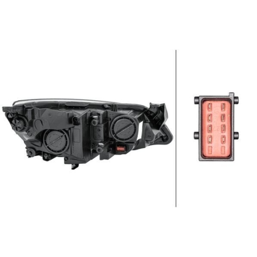 Hauptscheinwerfer Hella 1EG 010 011-311 f&uuml;r Opel General Motors Links