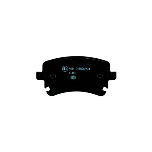 Brake Pad Set Disc Brake Hella 8DB 355 011-641 for Audi Seat Skoda VW Rear Axle