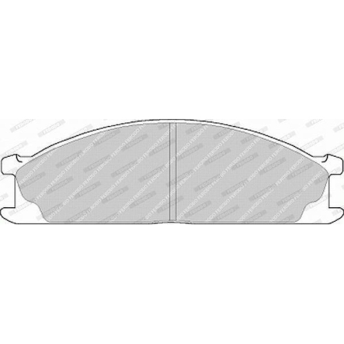 Bremsbelagsatz Scheibenbremse Ferodo FVR641 Premier Eco Friction f&uuml;r Daihatsu