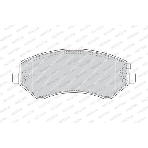 Bremsbelagsatz Scheibenbremse Ferodo FDB1576 Premier f&uuml;r Chrysler Dodge Jeep