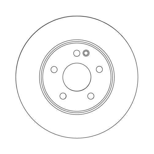 Bremsscheibe Trw DF4454 f&uuml;r Mercedes Benz Mercedes Benz Mercedes Benz