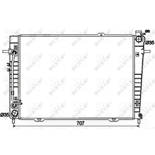 K&uuml;hler Motork&uuml;hlung Nrf 53498 Easy Fit f&uuml;r Hyundai Kia