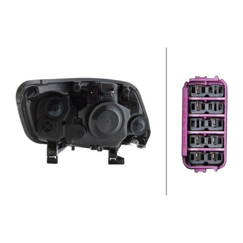 Hauptscheinwerfer Hella 1EJ 009 696-711 f&uuml;r Ford Links