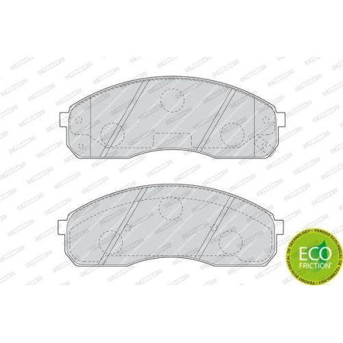 Bremsbelagsatz Scheibenbremse Ferodo FDB1595 Premier Eco Friction f&uuml;r Kia