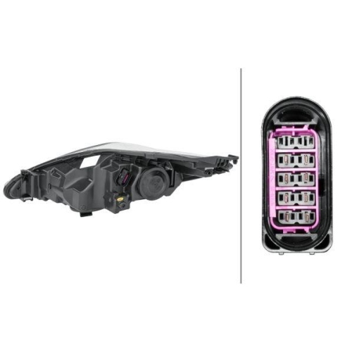 Hauptscheinwerfer Hella 1EJ 247 045-321 f&uuml;r Ford Rechts