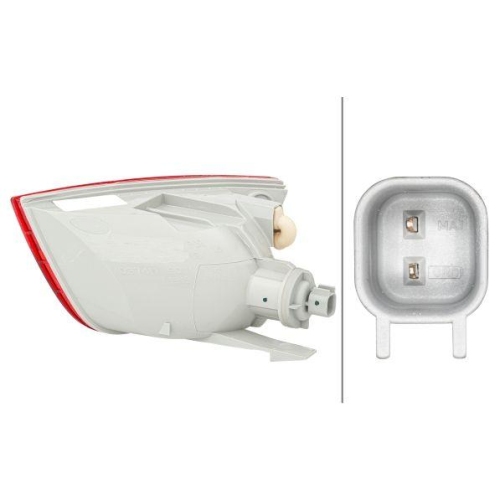 Heckleuchte Hella 2NE 354 068-011 f&uuml;r Ford Links