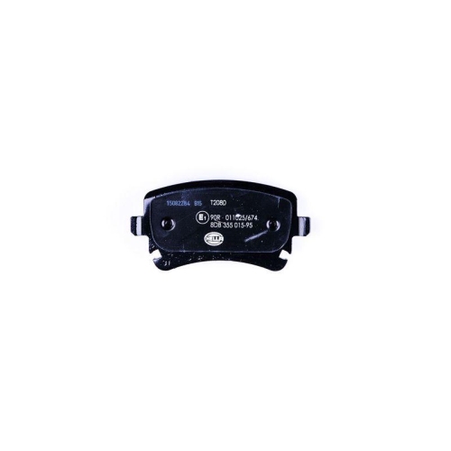 Bremsbelagsatz Scheibenbremse Hella 8DB 355 015-951 f&uuml;r Audi Seat Skoda VW