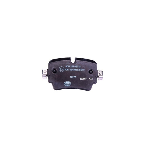 Bremsbelagsatz Scheibenbremse Hella 8DB 355 021-161 f&uuml;r Jaguar Amc Hinterachse