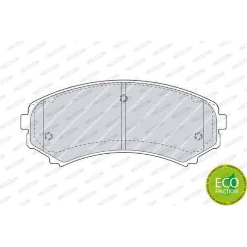 Brake Pad Set Disc Brake Ferodo FDB1603 Premier Eco Friction for Mazda