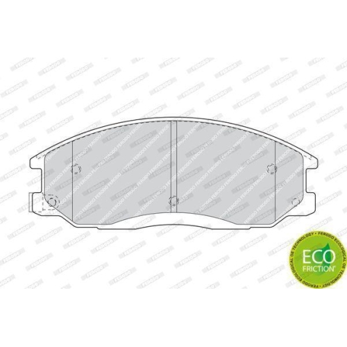 Brake Pad Set Disc Brake Ferodo FDB1605 Premier Eco Friction for Ssangyong