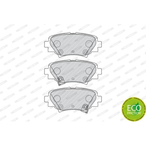 Bremsbelagsatz Scheibenbremse Ferodo FDB4700 Premier Eco Friction f&uuml;r Mazda