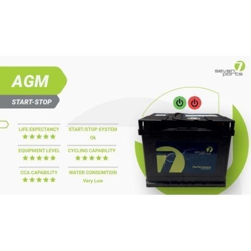 Starterbatterie 7 Seven Parts SV2AGM für