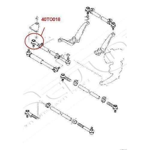 Spurstangenkopf Red-line 40TO018 f&uuml;r Toyota Lexus Vorderachse Links Innen