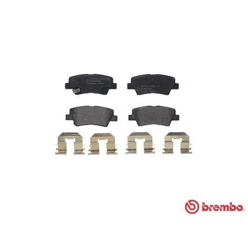 Bremsbelagsatz Scheibenbremse Brembo P30067 Prime Line f&uuml;r Ssangyong Hyundai Kia