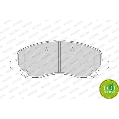 Bremsbelagsatz Scheibenbremse Ferodo FDB1621 Premier Eco Friction f&uuml;r Chrysler
