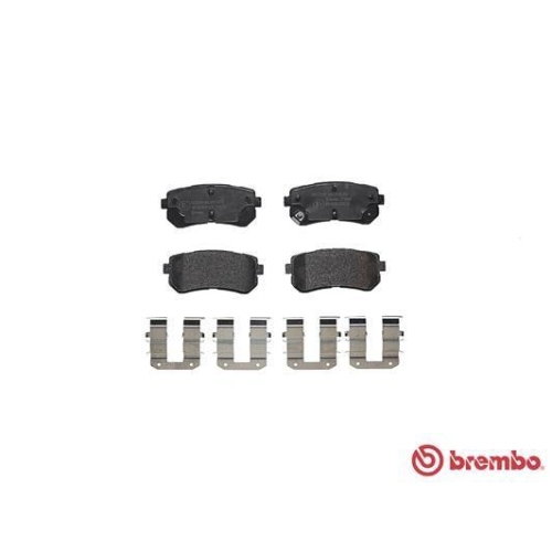 Bremsbelagsatz Scheibenbremse Brembo P30068 Prime Line f&uuml;r Hyundai Kia Kia (dyk)
