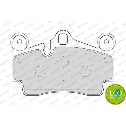 Bremsbelagsatz Scheibenbremse Ferodo FDB1627 Premier Eco Friction f&uuml;r Audi VW