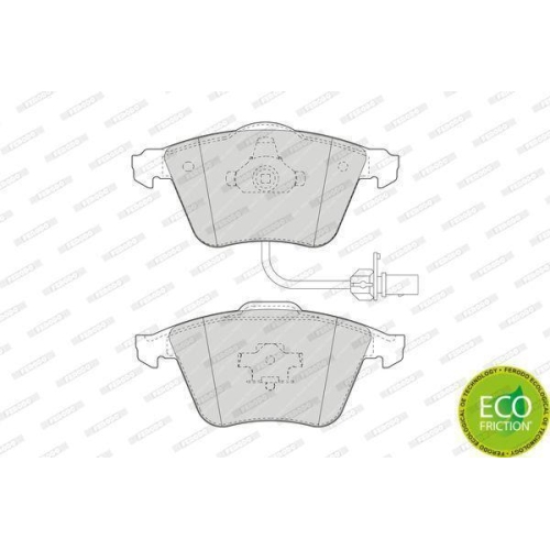 Bremsbelagsatz Scheibenbremse Ferodo FDB1629 Premier Eco Friction f&uuml;r Audi Seat