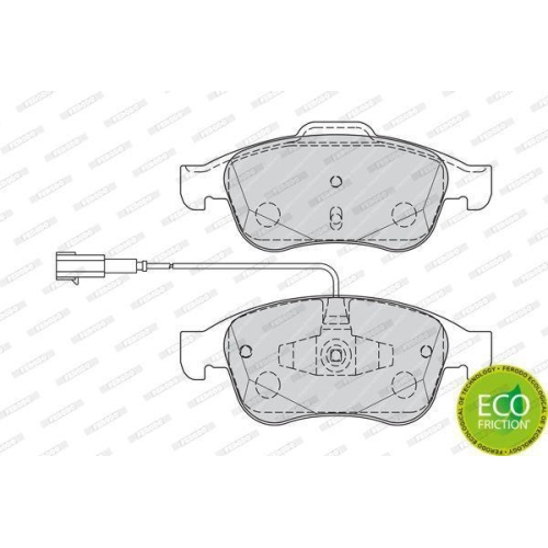 Bremsbelagsatz Scheibenbremse Ferodo FDB4331 Premier Eco Friction f&uuml;r Alfa Romeo